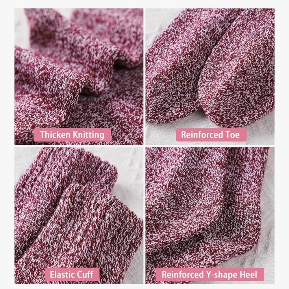 Colorful Knit Socks Set - Picture 2 of 5